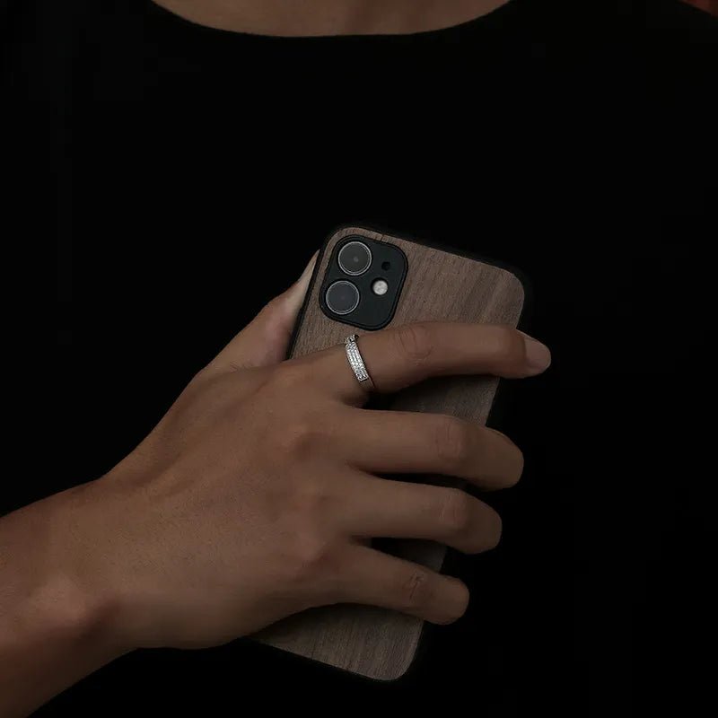 18K Gold Plated Couple’s Zircon Ring - TONGSHOP / /