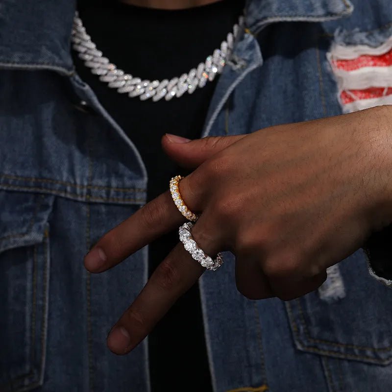 S925 VVS Moissanite Simple Ring - TONGSHOP / /