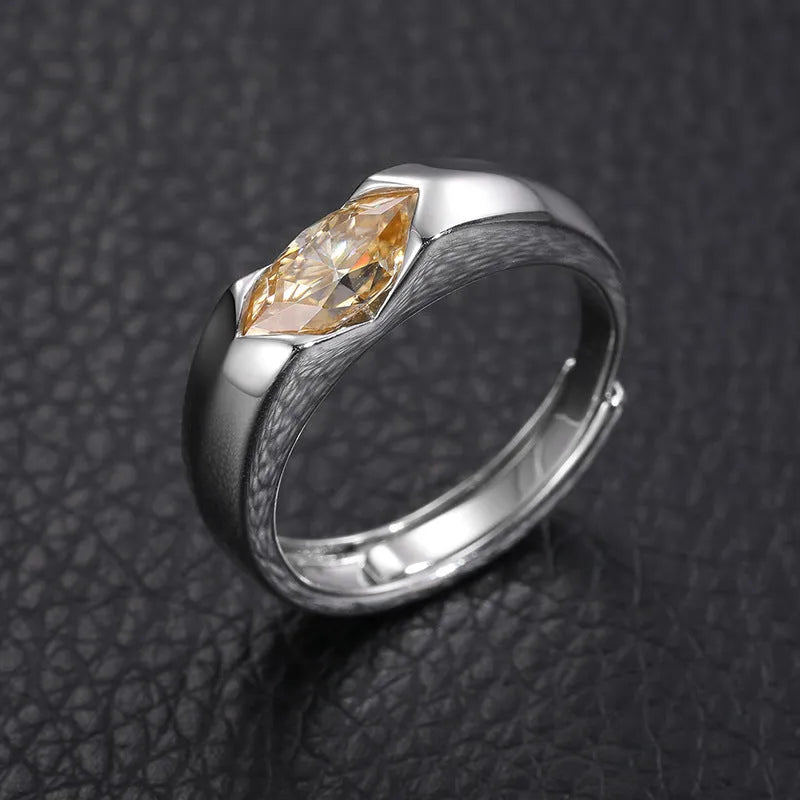S925 VVS Moissanite Horus Openable Luxury Ring