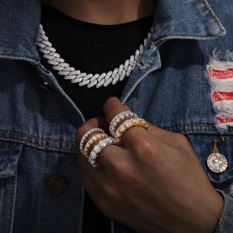 S925 VVS Moissanite Simple Ring - TONGSHOP / /