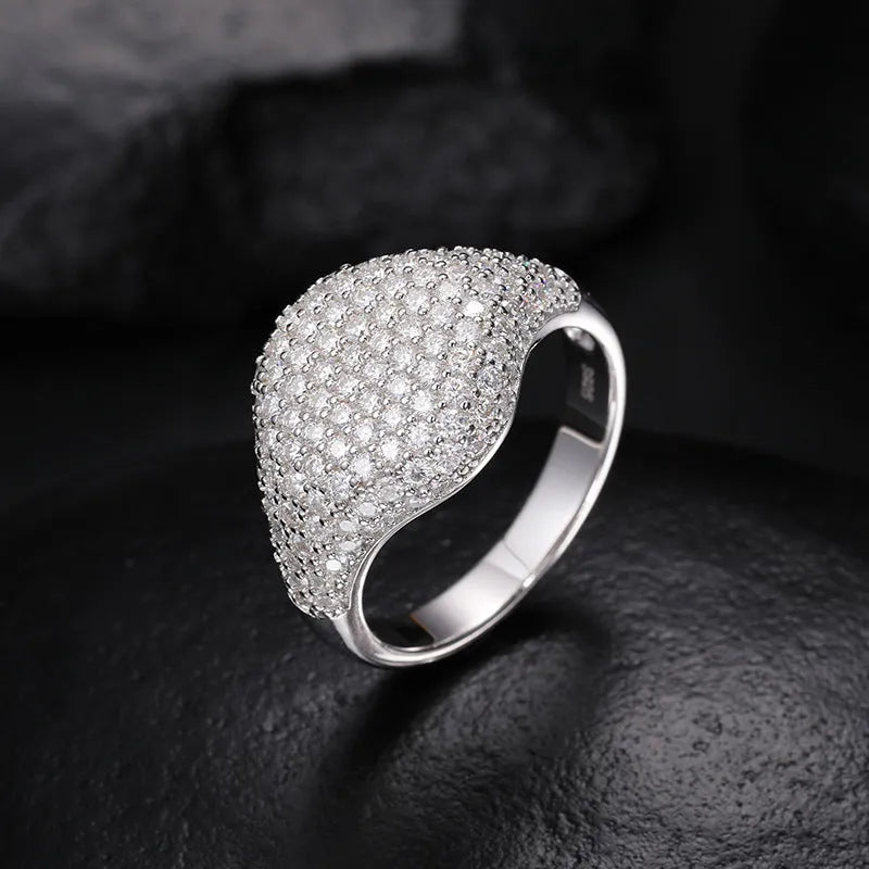S925 VVS Moissanite Luxury Gypsophila Ring - TONGSHOP / /