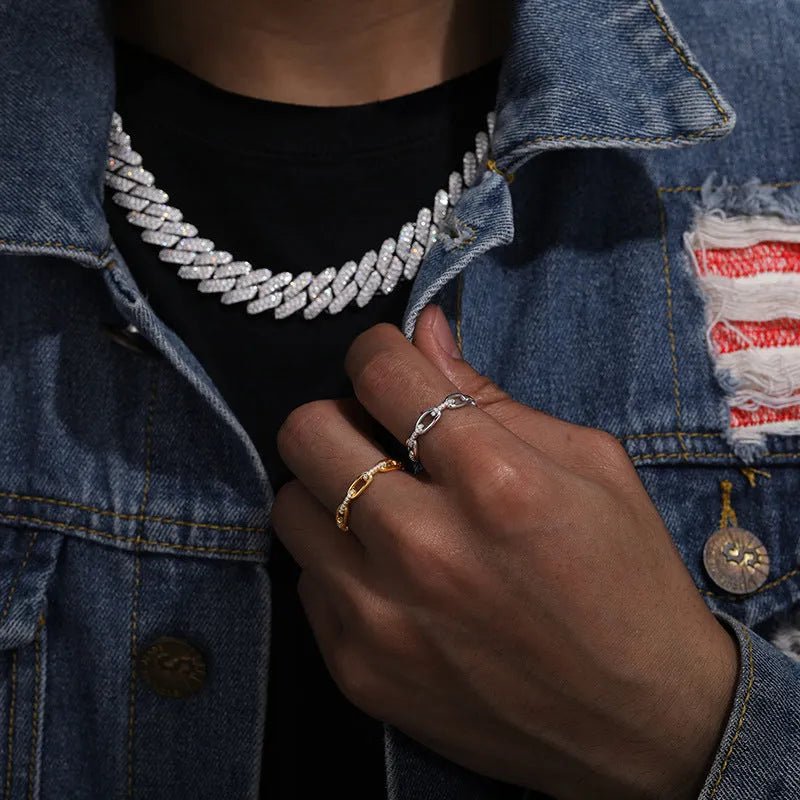 S925 VVS Moissanite Women's Fashion Index Finger Ring - TONGSHOP / /