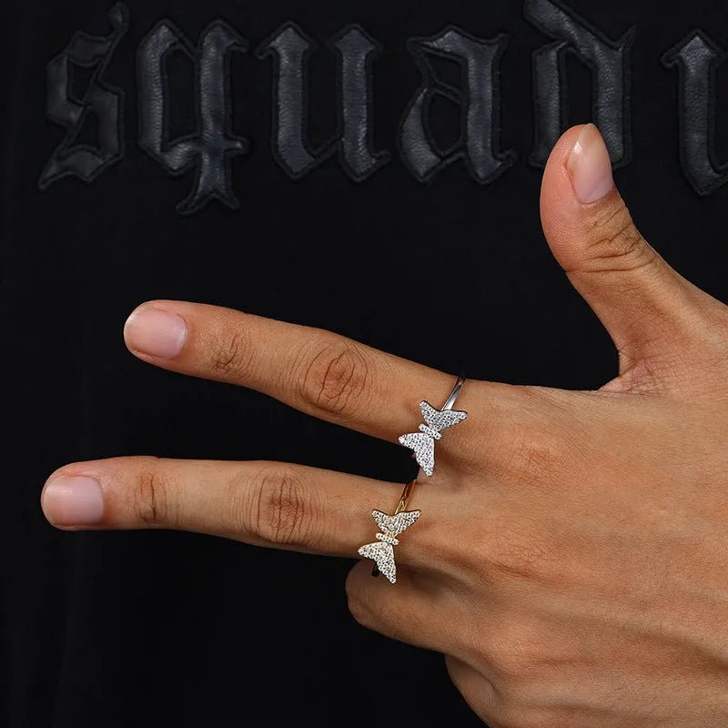 S925 VVS Moissanite Butterfly Ring - TONGSHOP / /