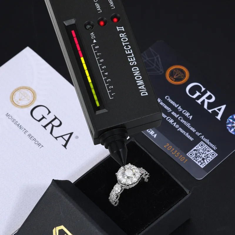 S925 VVS Moissanite Rock Candy Ring - TONGSHOP / /