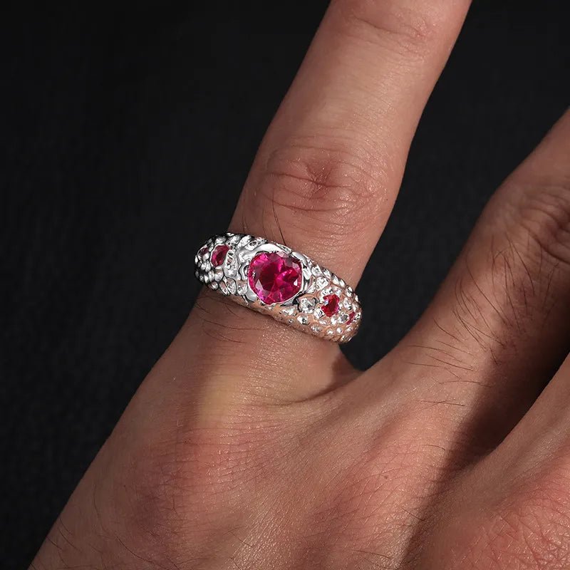 925 VVS Moissanite Colored Ring - TONGSHOP / /