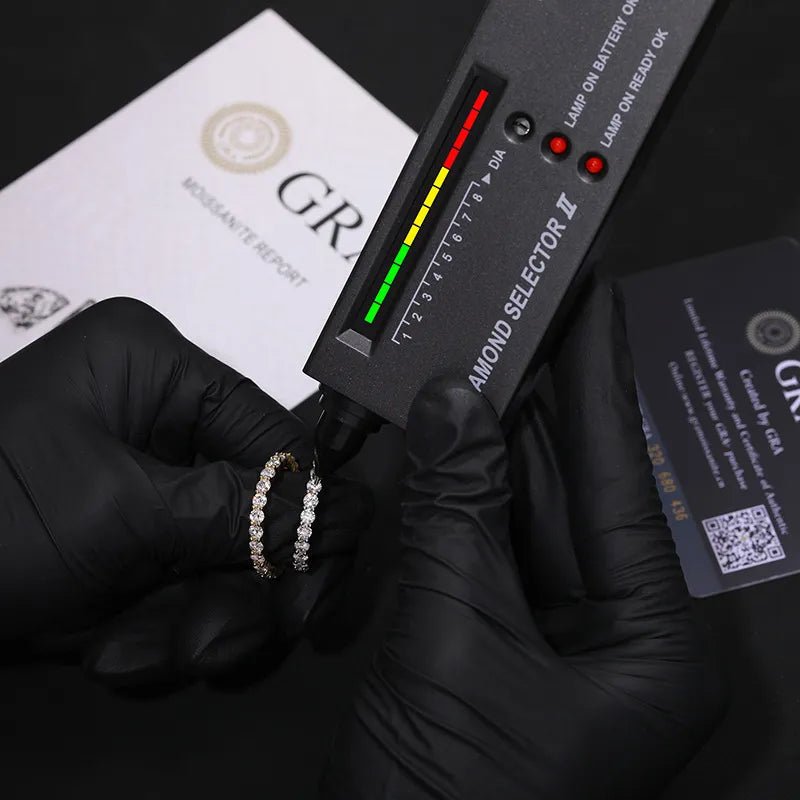 S925 VVS Moissanite ice Ring - 3mm - TONGSHOP / /