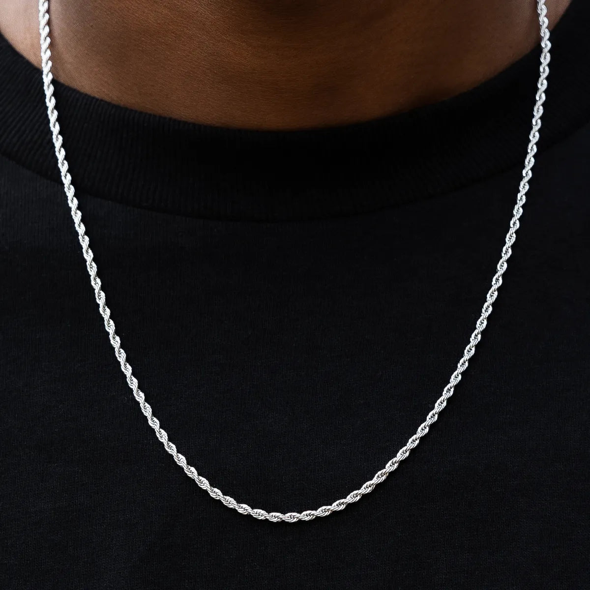 Rope Chain in White Gold - 2mm - TONGSHOP / ab - price - original / bogo - data - info - test
