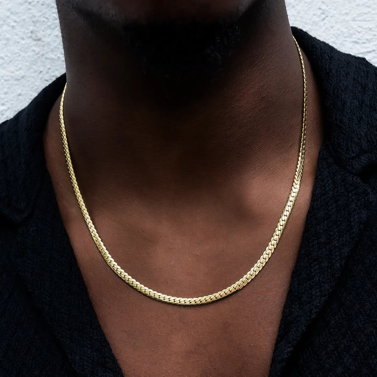 South Beach Cuban Chain in Yellow Gold - 5mm - TONGSHOP / bogo - data - info - test / bogo - eligible - product