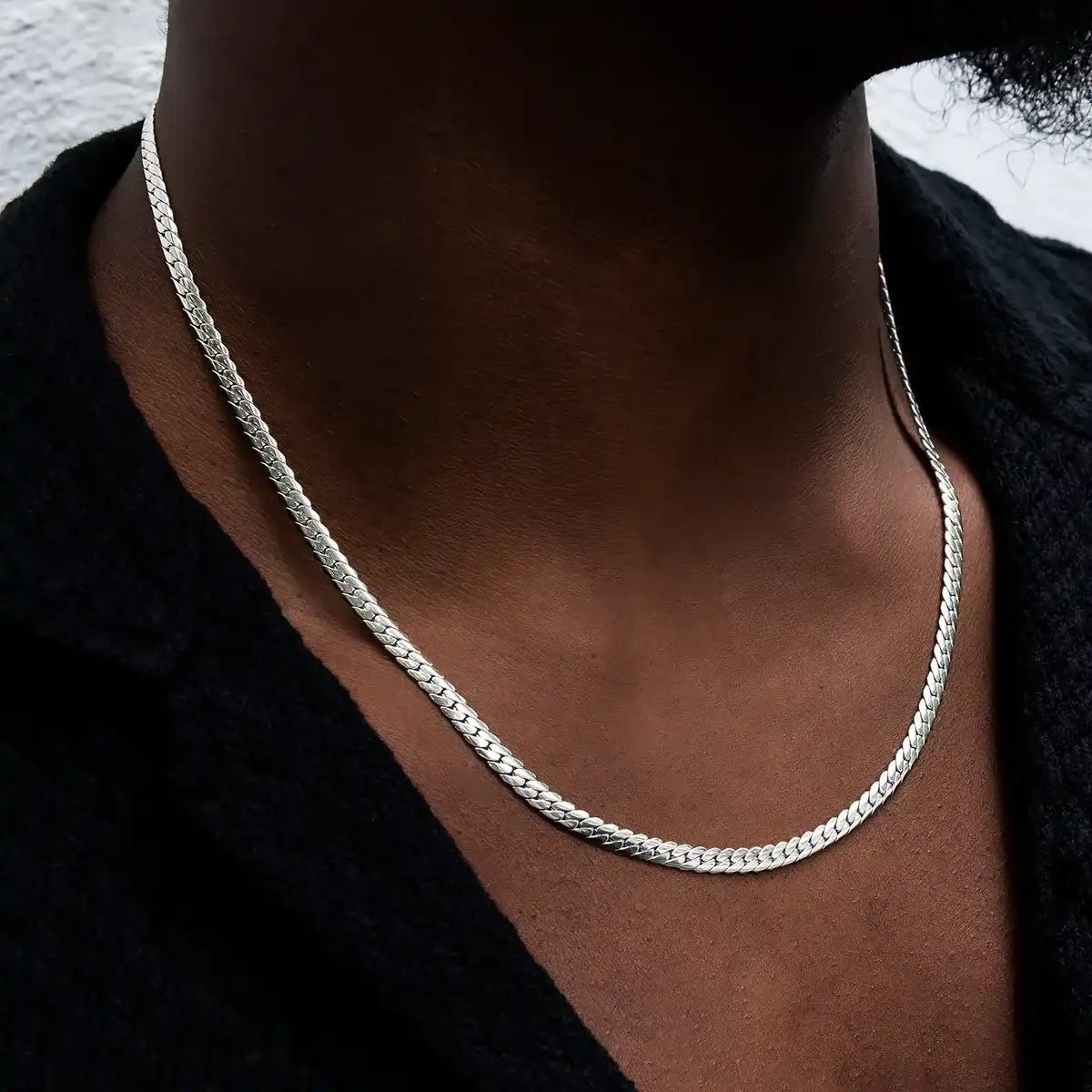 South Beach Cuban™ Chain in White Gold - 5mm - TONGSHOP / bogo - data - info - test / bogo - eligible - product
