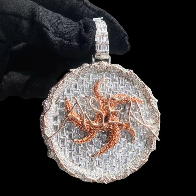 Thorn Ice Disc Pendant - 60mm - TONGSHOP / Length:16 / Length:18