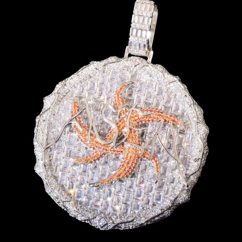 Thorn Ice Disc Pendant - 60mm - TONGSHOP / Length:16 / Length:18