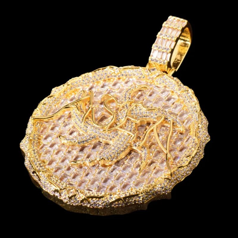 Thorn Ice Disc Pendant - 60mm - TONGSHOP / Length:16 / Length:18