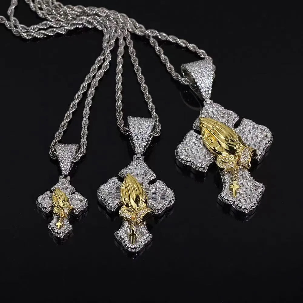 Grand pendentif rond personnalisé avec photo et ailes - 52mm