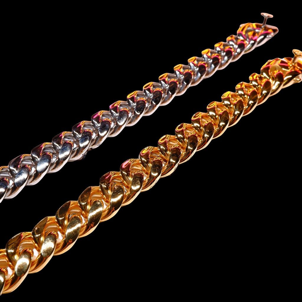 Classic Miami Cuban Bracelet - 14mm - TONGSHOP / Bracelet / Chains