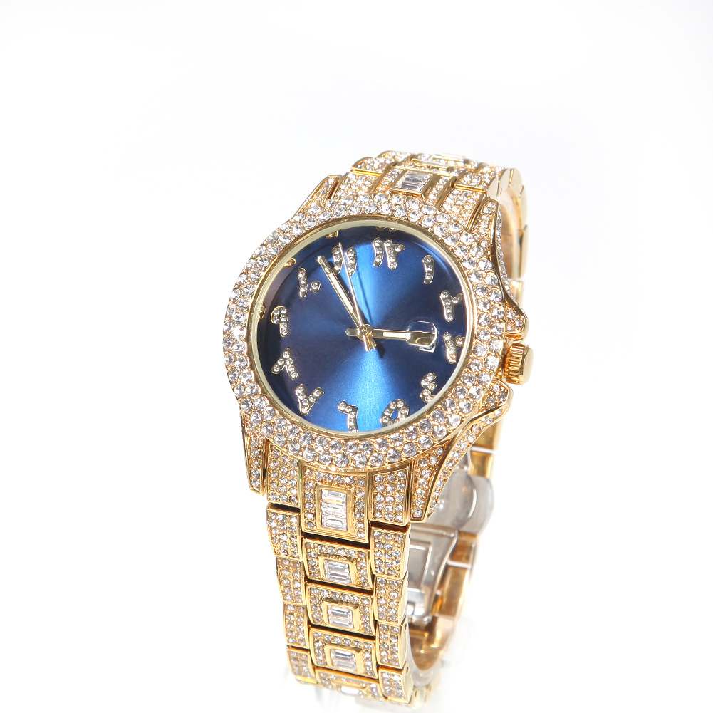BILING Diamond - Encrusted Hip - Hop Ice Watch - TONGSHOP