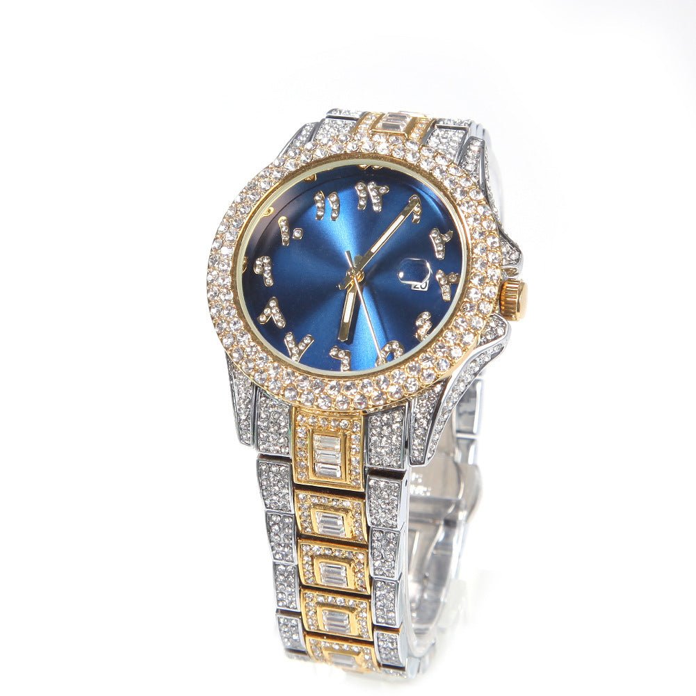 BILING Diamond - Encrusted Hip - Hop Ice Watch - TONGSHOP