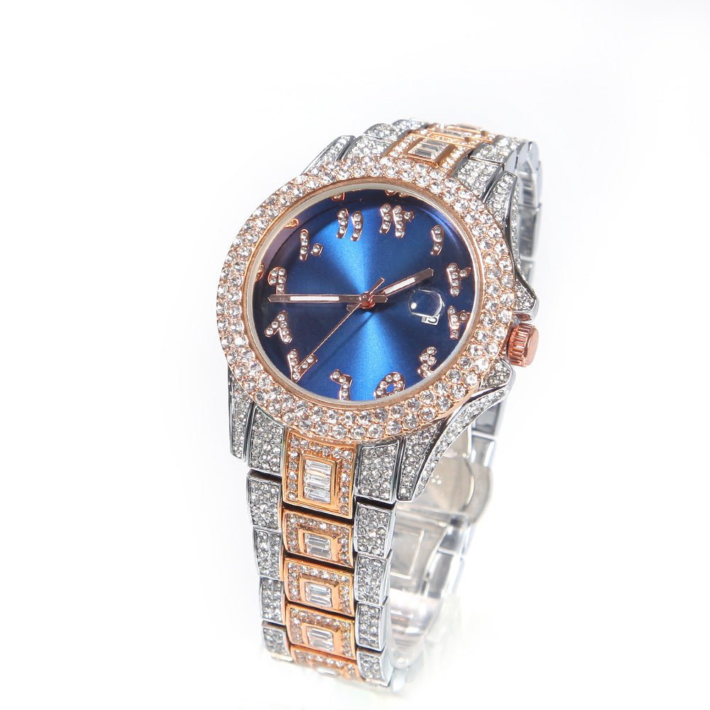 BILING Diamond - Encrusted Hip - Hop Ice Watch - TONGSHOP