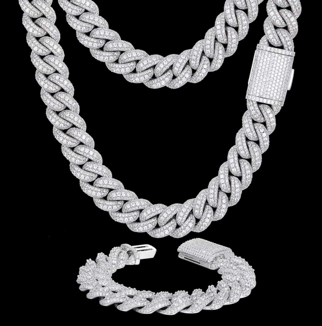 Bubble Ice Cuban Chain - 15mm - TONGSHOP