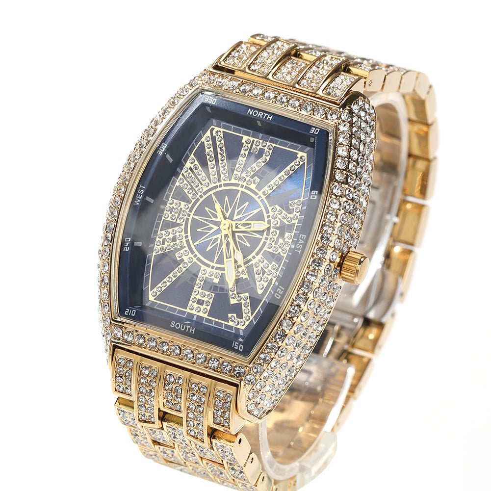 Diamond - Encrusted Gypsophila Fashion Ice Watch - TONGSHOP