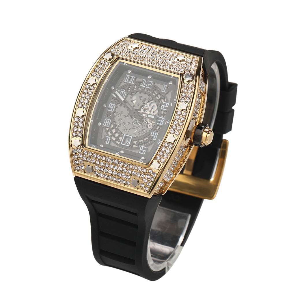Diamond - Encrusted Multifunctional Personalized Sports Watch - TONGSHOP