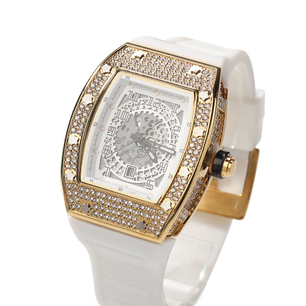 Diamond - Encrusted Multifunctional Personalized Sports Watch - TONGSHOP