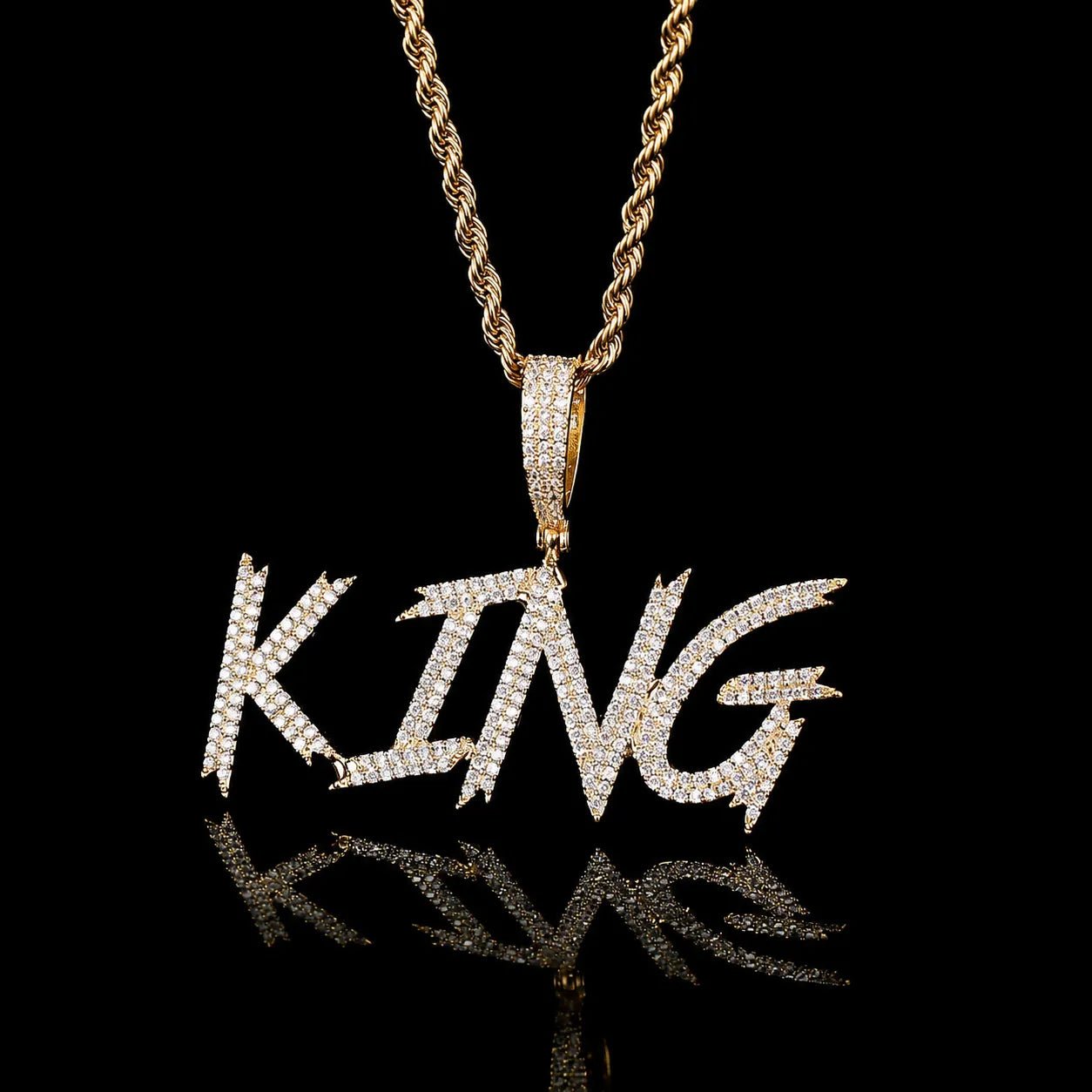DIY Custom Letter Name Pendant - TONGSHOP / Length:16 / Length:18