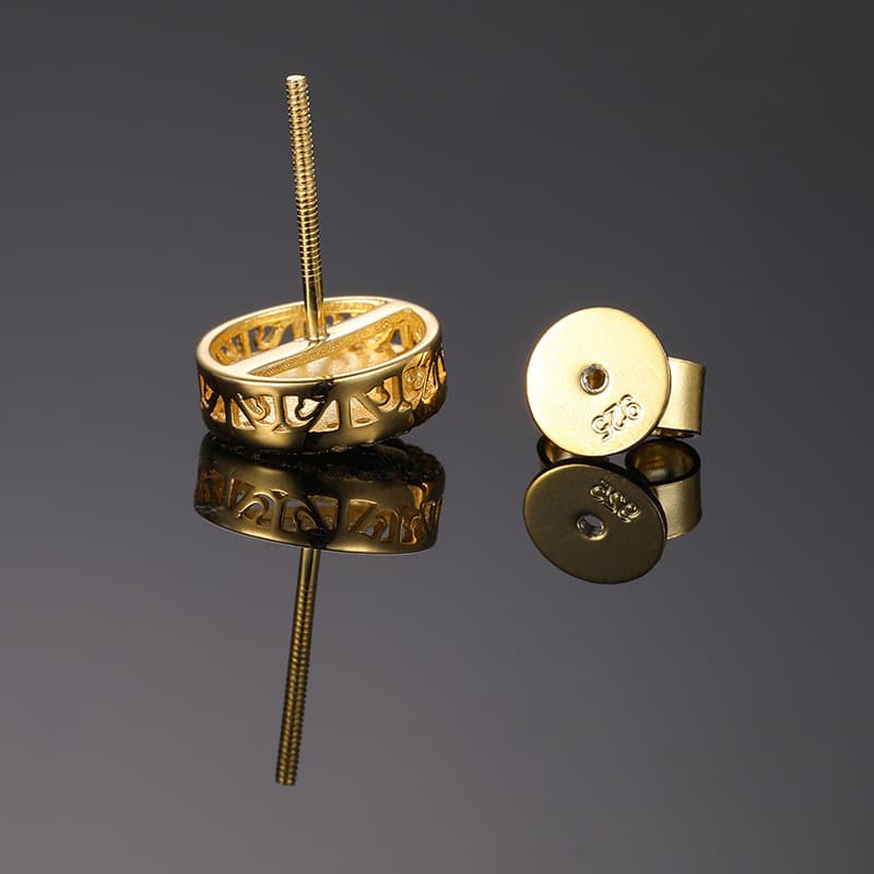 Egyptian Style S925 VVS Moissanite Pharaoh Earrings - TONGSHOP