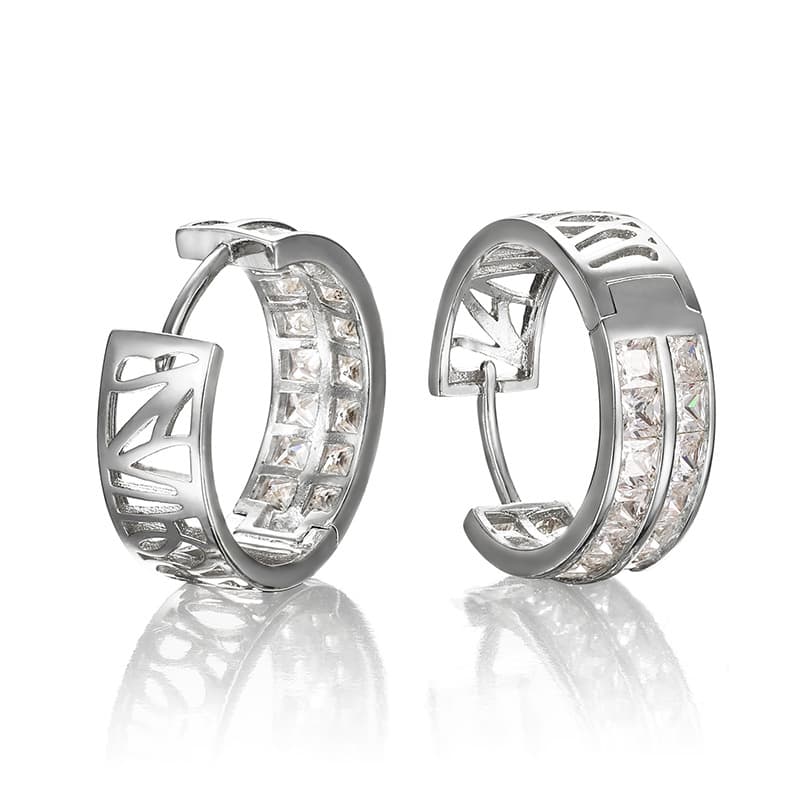 Fashionable Diamond - Set Ear Clips - TONGSHOP