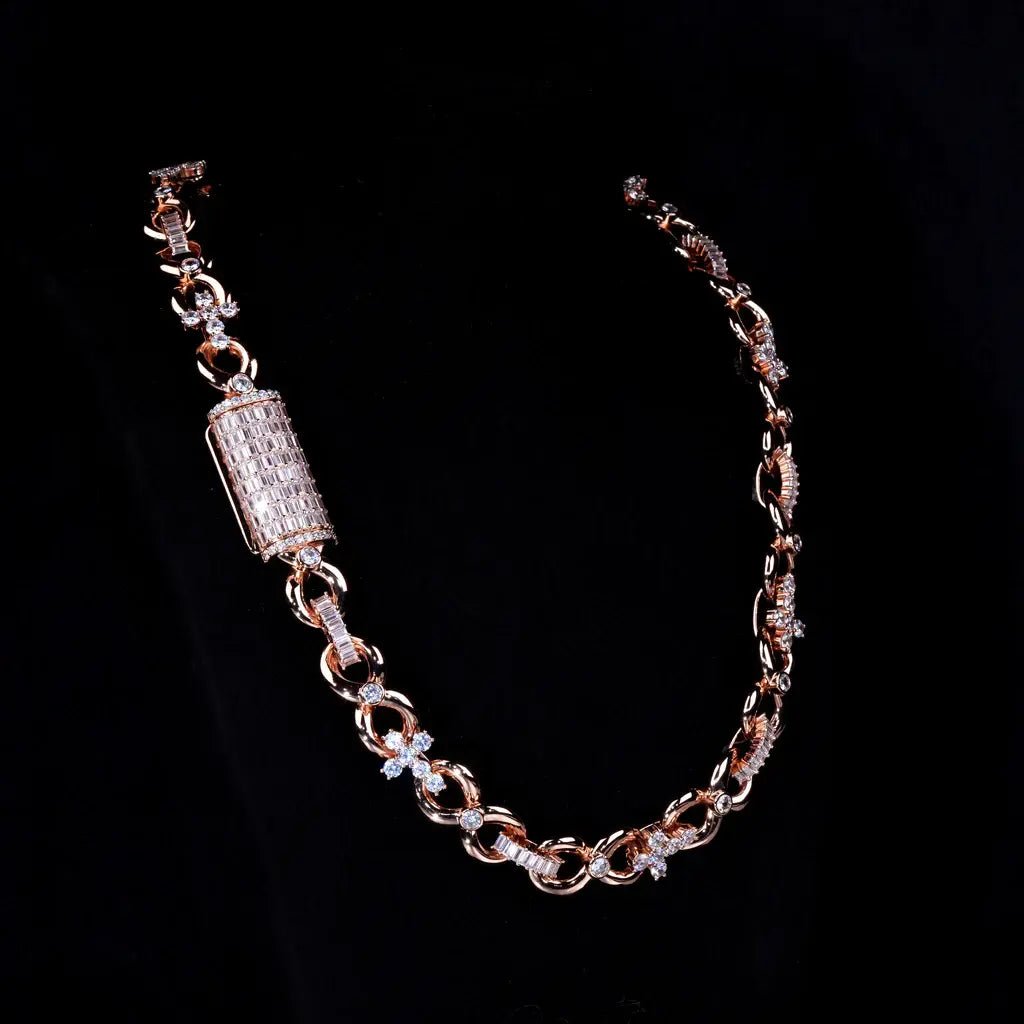 Iced Cross Link Chain - 14mm - TONGSHOP