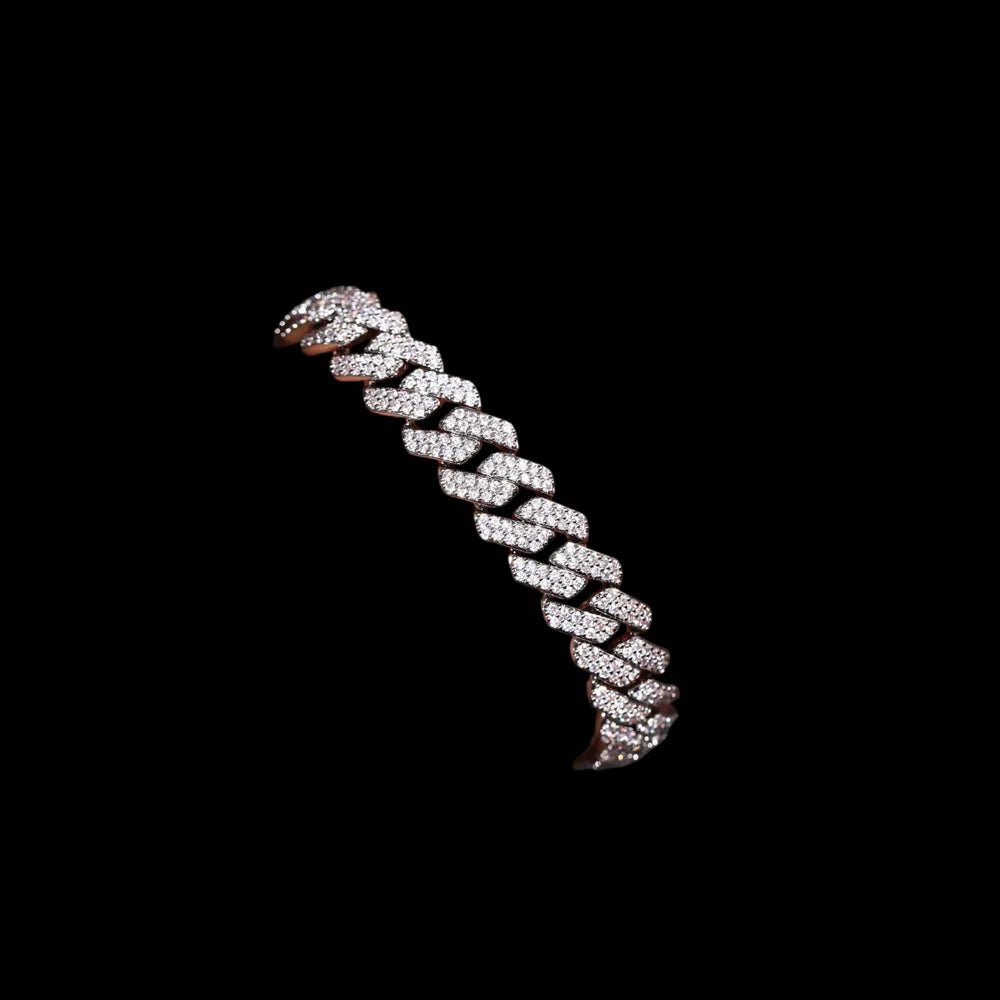 Iced-Out Diamond Miami Cuban Link Chain - 16mm - TONGSHOP / Length:16 / Length:18