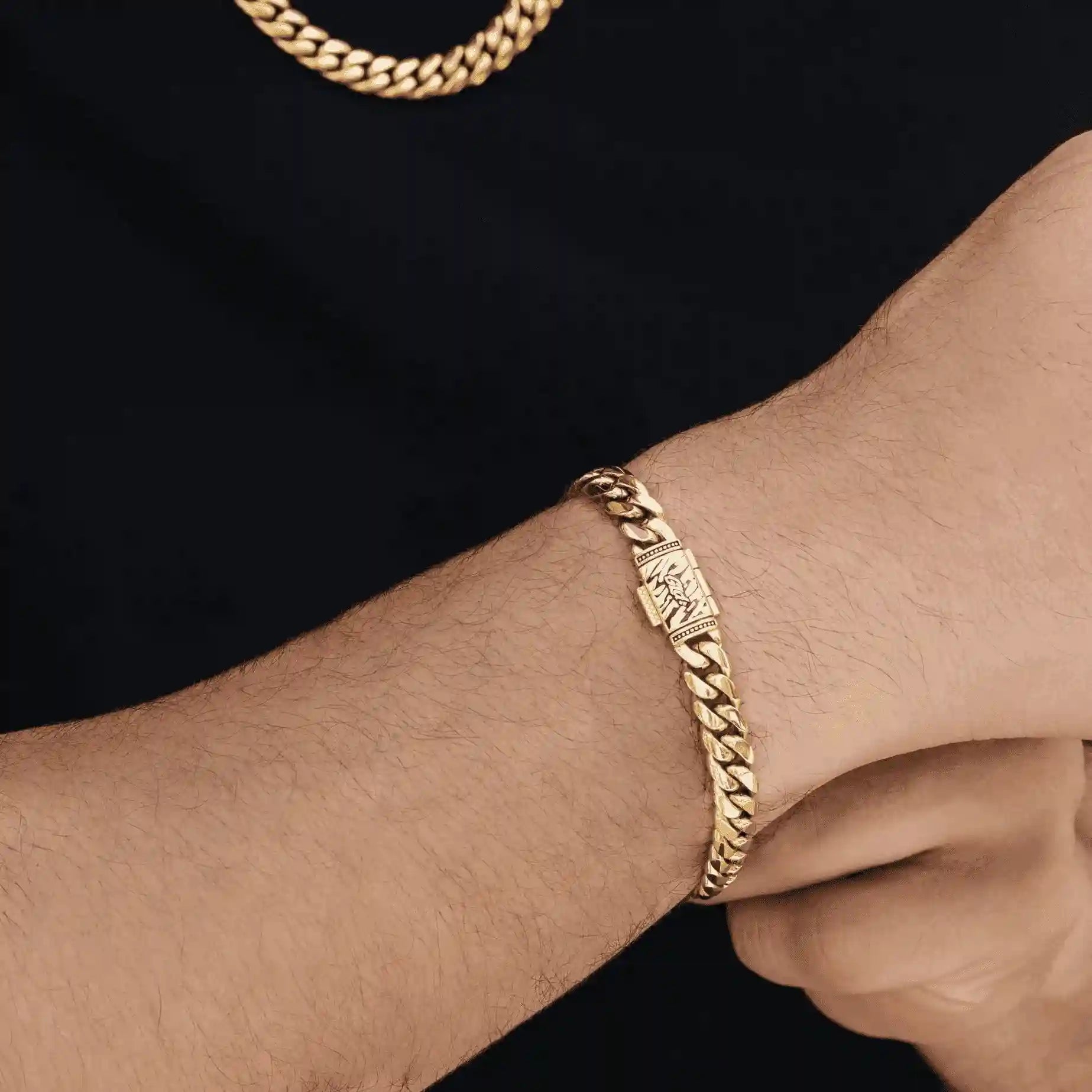 Miami Cuban Link Bracelet - 8mm - TONGSHOP / bogo-data-info-test / bogo-eligible-product