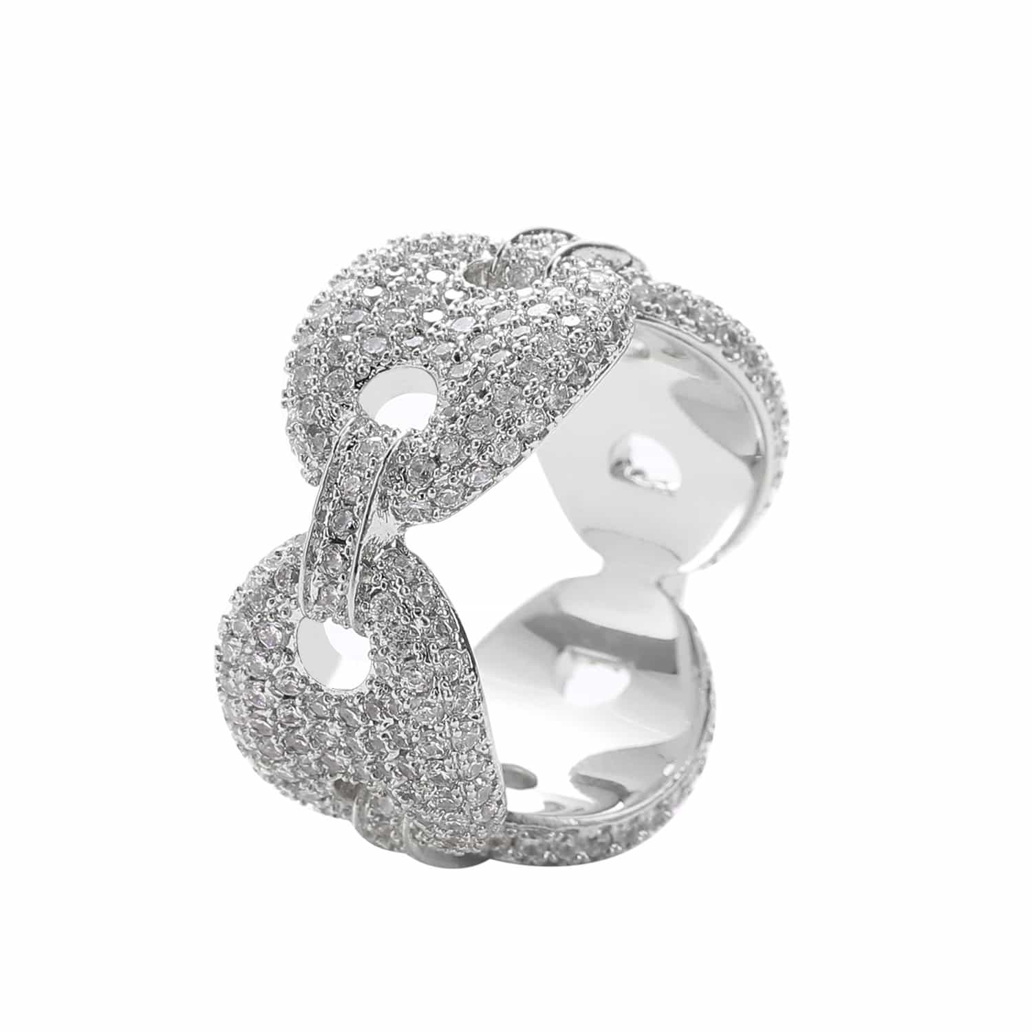 Micro - Set Colorful Diamond Ring - TONGSHOP