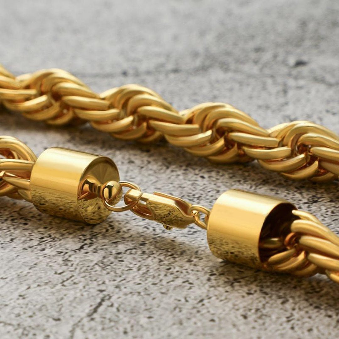 Rope Chain 18K Gold - 10mm - TONGSHOP