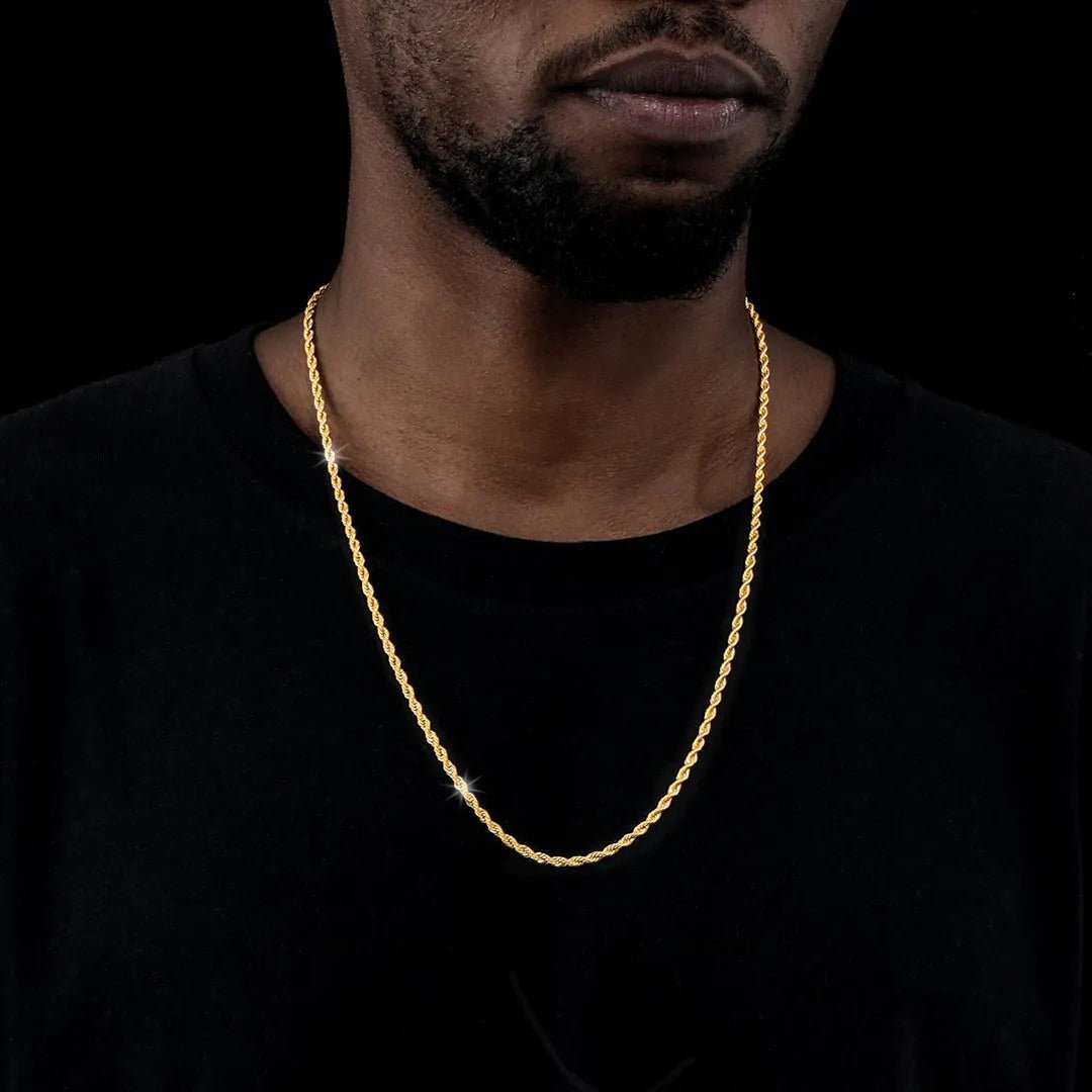 Rope Chain 18K Gold - 3mm - TONGSHOP