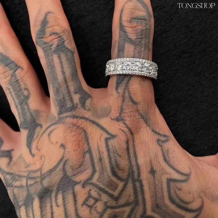 S925 4MM VVS Moissanite Ring - TONGSHOP