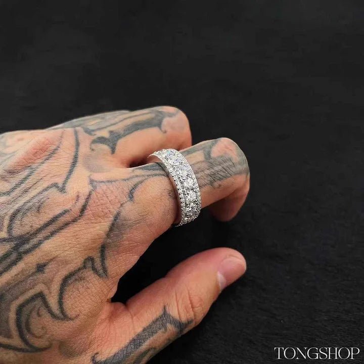 S925 4MM VVS Moissanite Ring - TONGSHOP