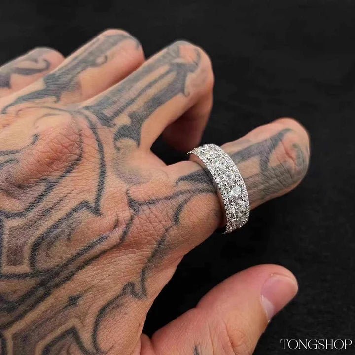 S925 4MM VVS Moissanite Ring - TONGSHOP