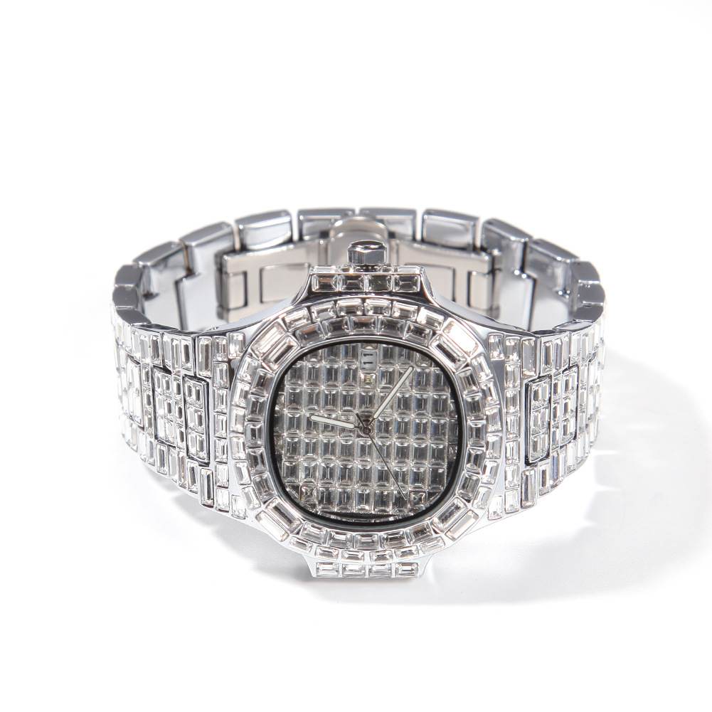 Starry Square Diamond Ice Watch - TONGSHOP