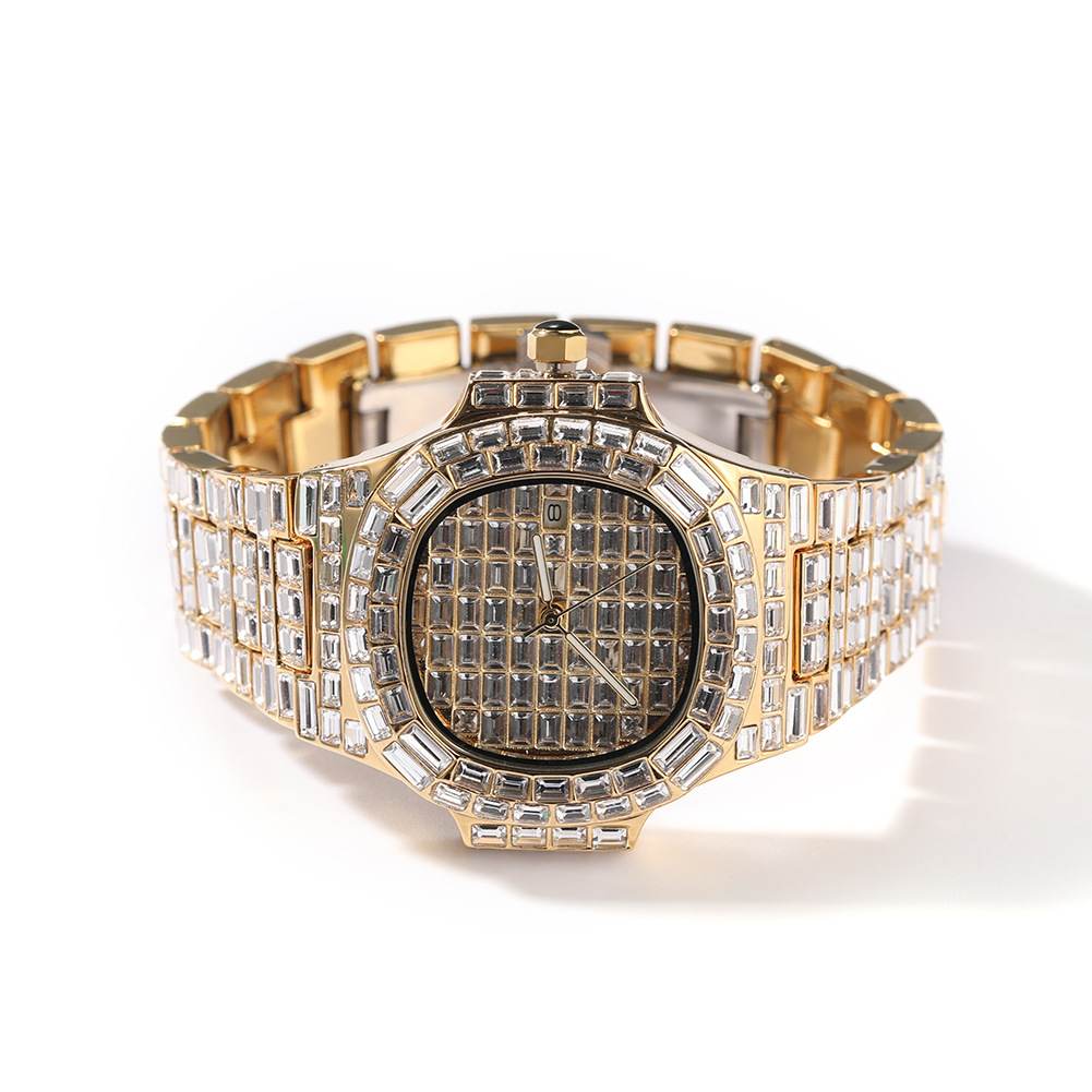 Starry Square Diamond Ice Watch - TONGSHOP