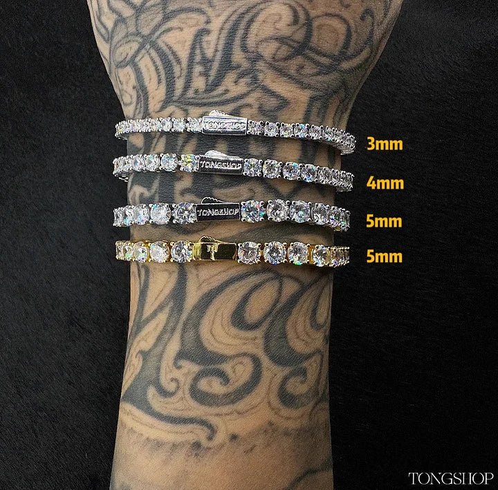 Tennis Chain Rock Sugar Chain Bracelet - TONGSHOP