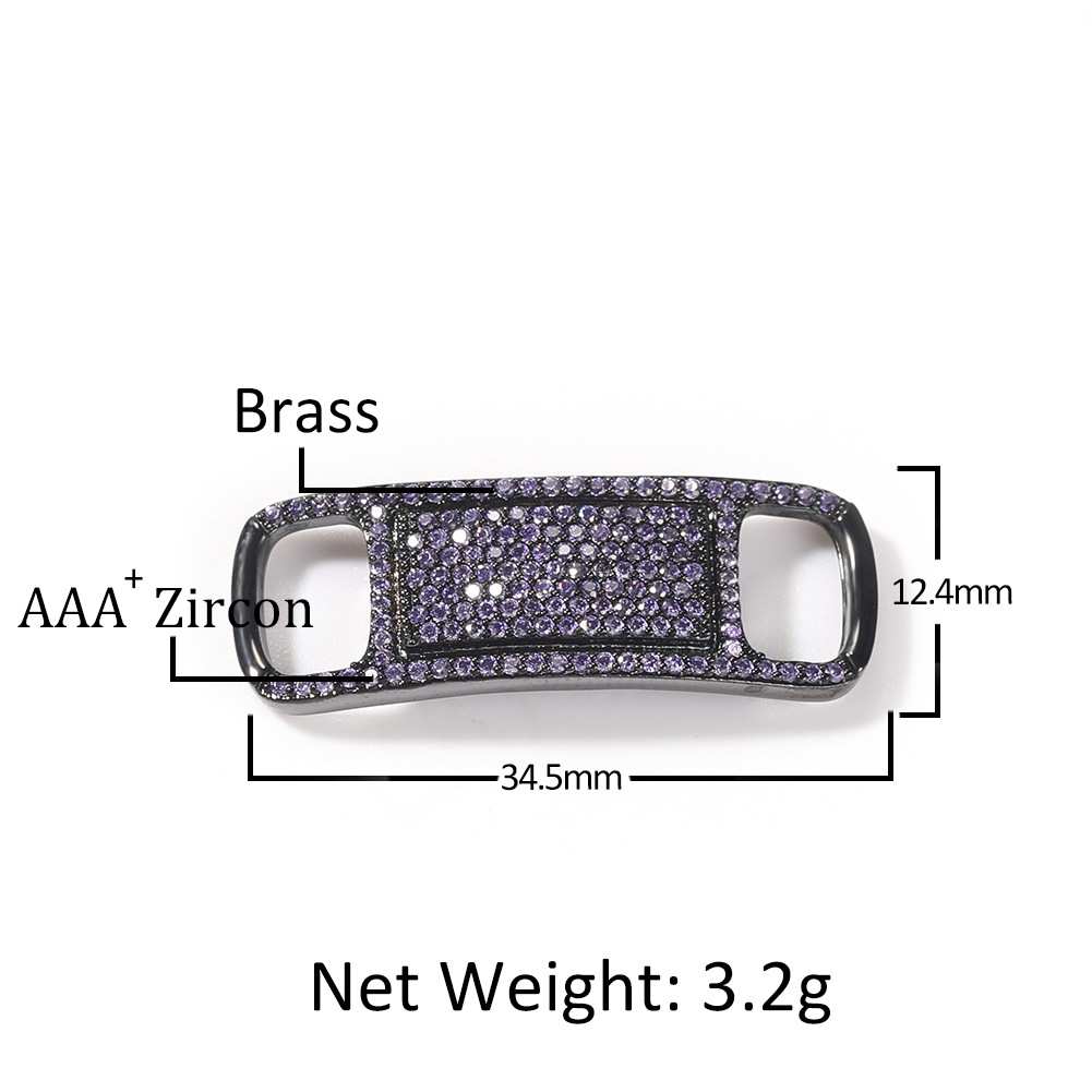 Metallic Color Shoe Buckle Accessories