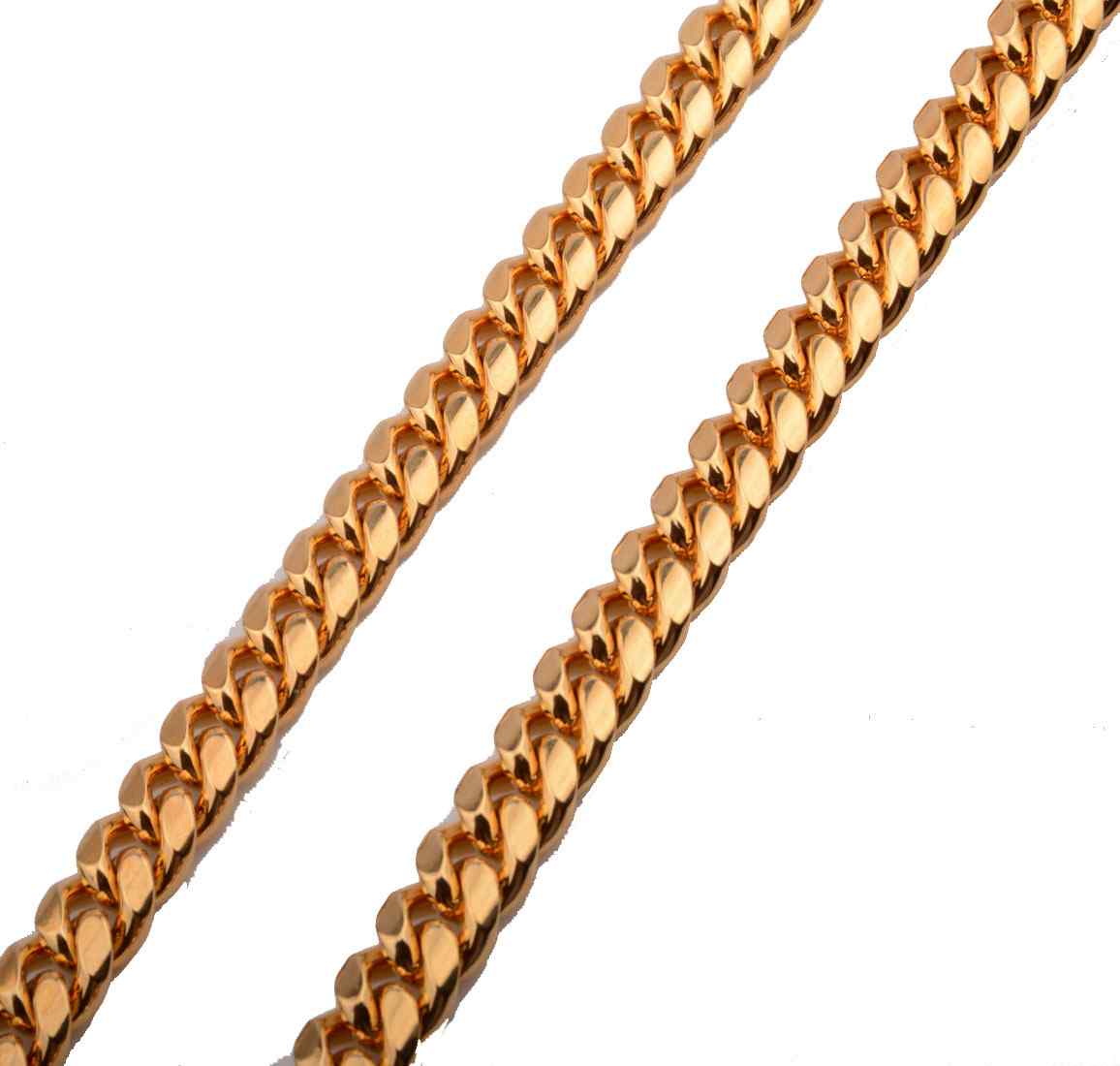 10mm Leash Golden Cuban Chain Pet Leash