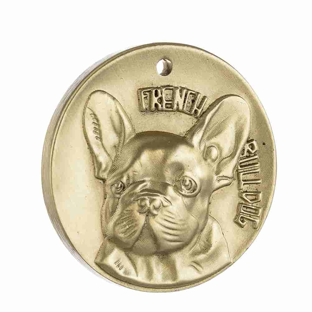 Dog Tag Pure Copper Pet Dog Identity Tag Dog Tag Bulldog Labrador