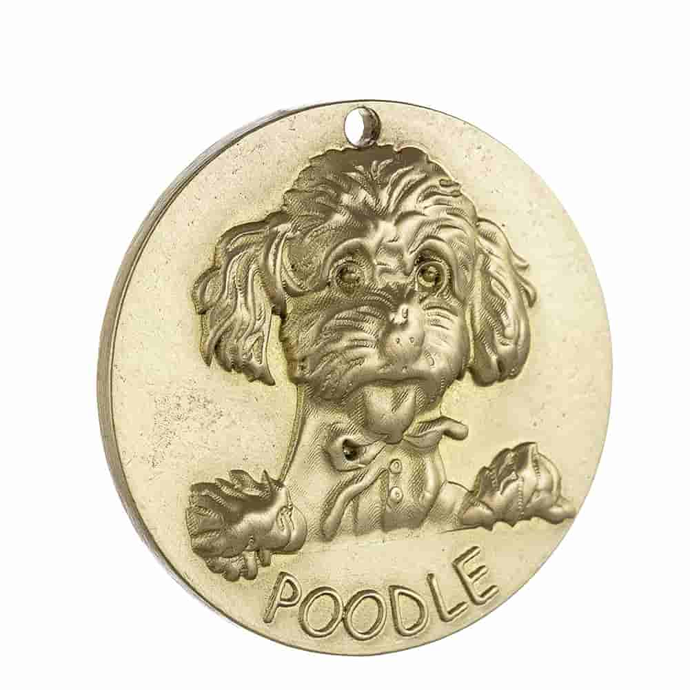 Dog Tag Pure Copper Pet Dog Identity Tag Dog Tag Bulldog Labrador