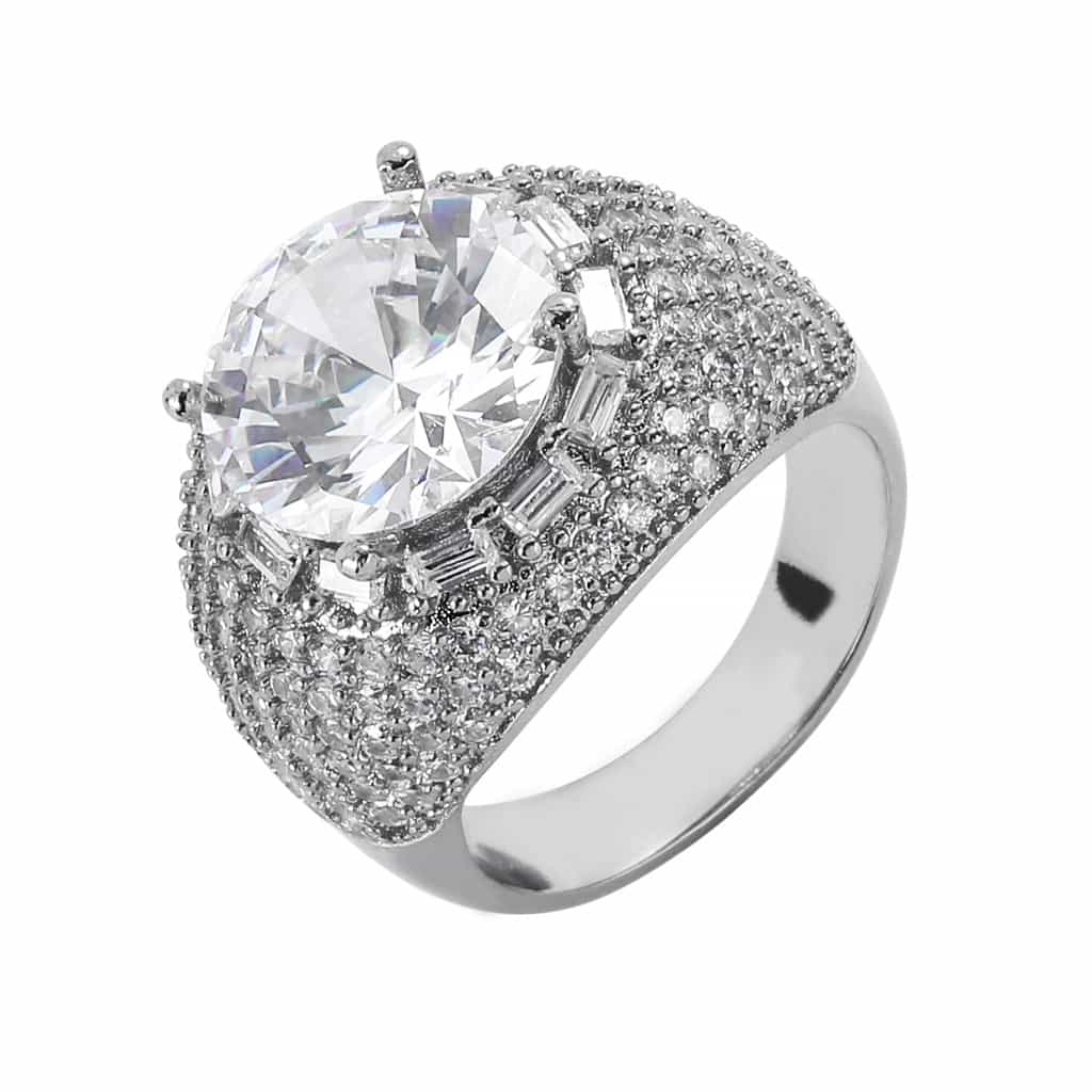 Diamond-Set Ring