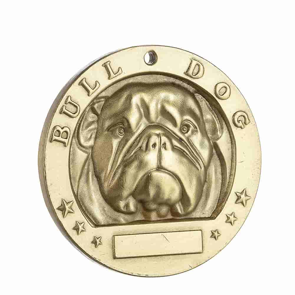 Dog Tag Pure Copper Pet Dog Identity Tag Dog Tag Bulldog Labrador