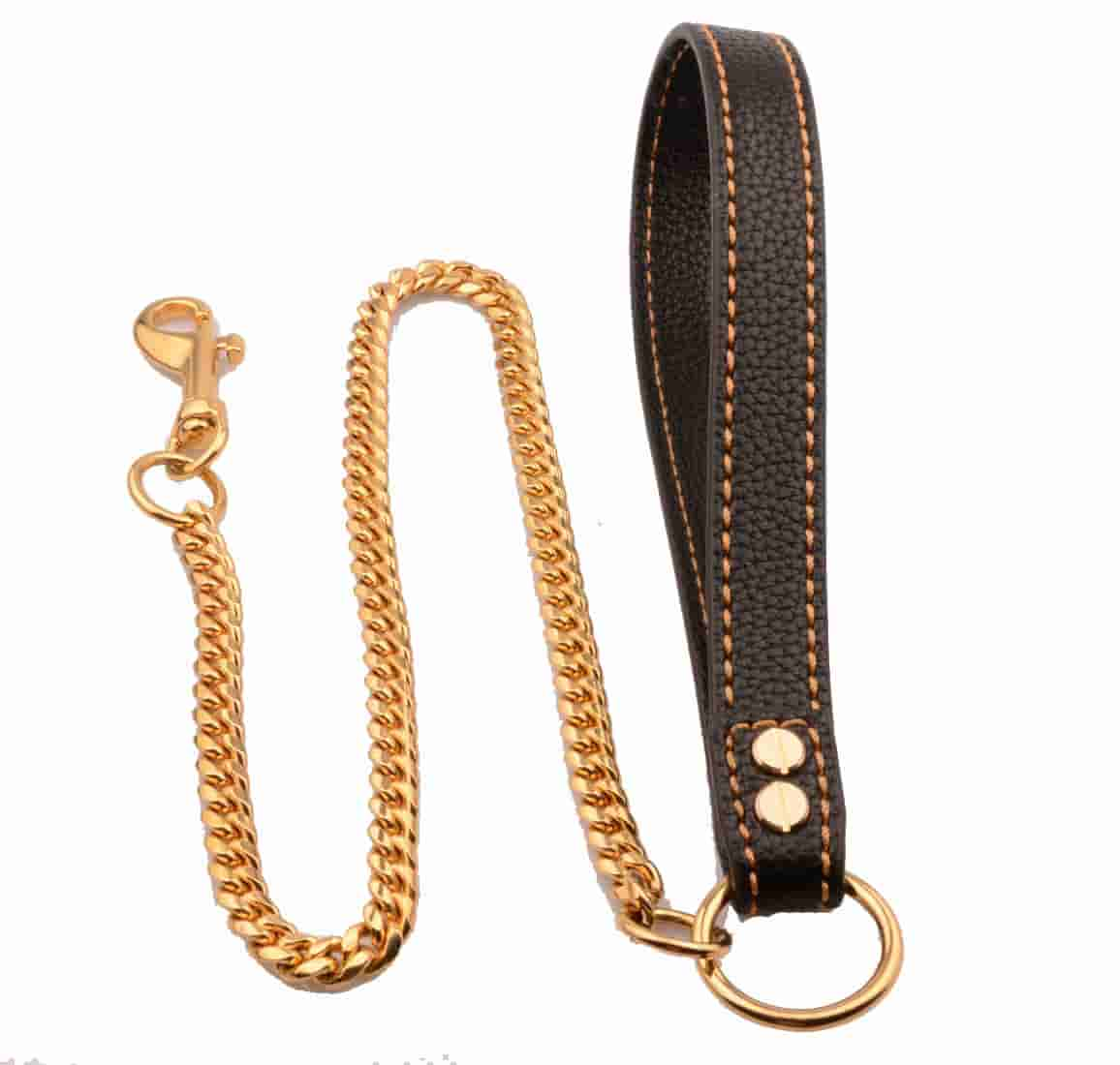 10mm Cuban Chain Pet Dog Leash Outdoor Training Chain