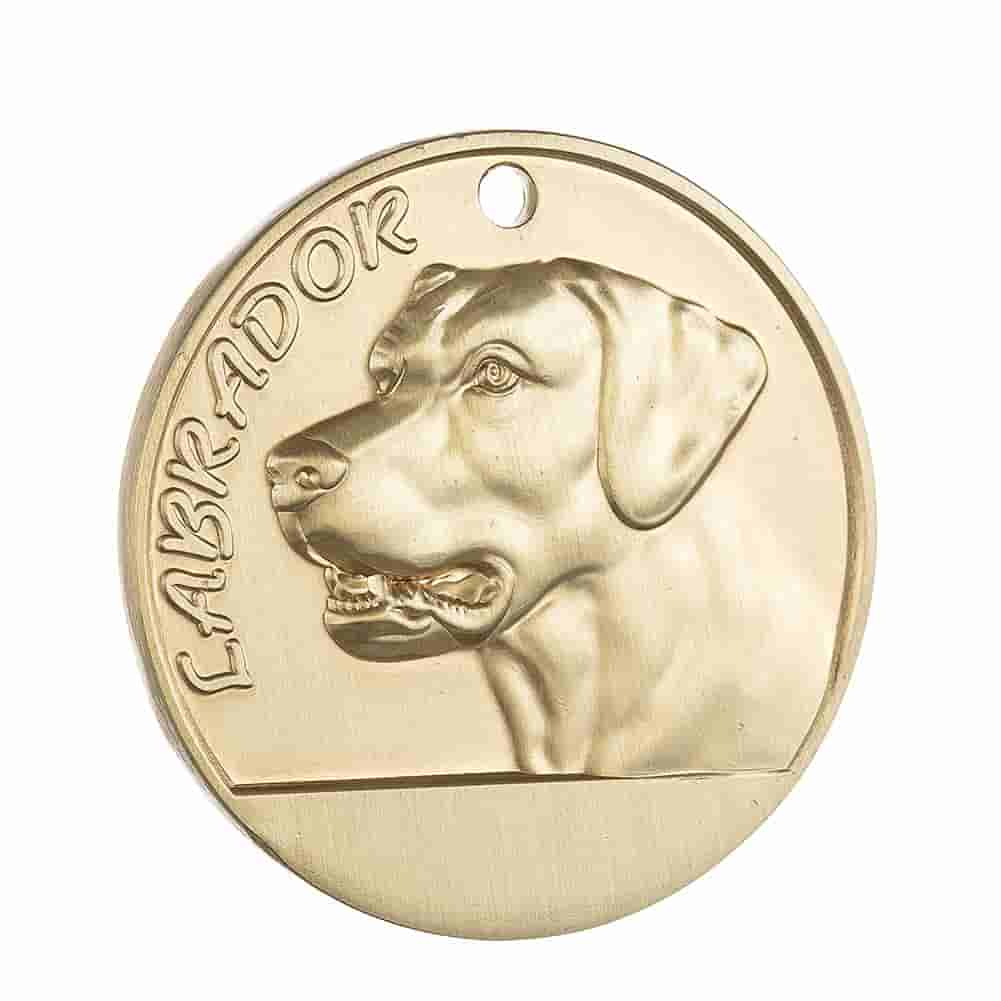 Dog Tag Pure Copper Pet Dog Identity Tag Dog Tag Bulldog Labrador