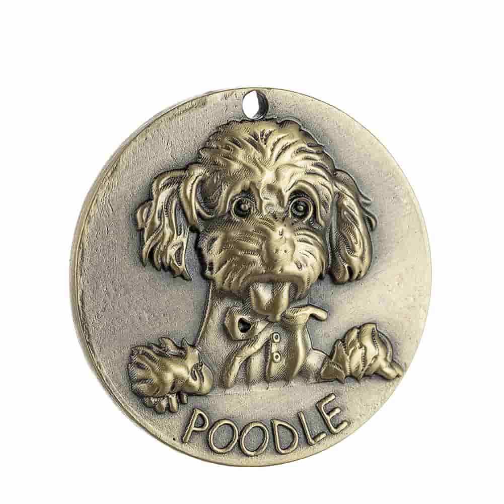 Dog Tag Pure Copper Pet Dog Identity Tag Dog Tag Bulldog Labrador