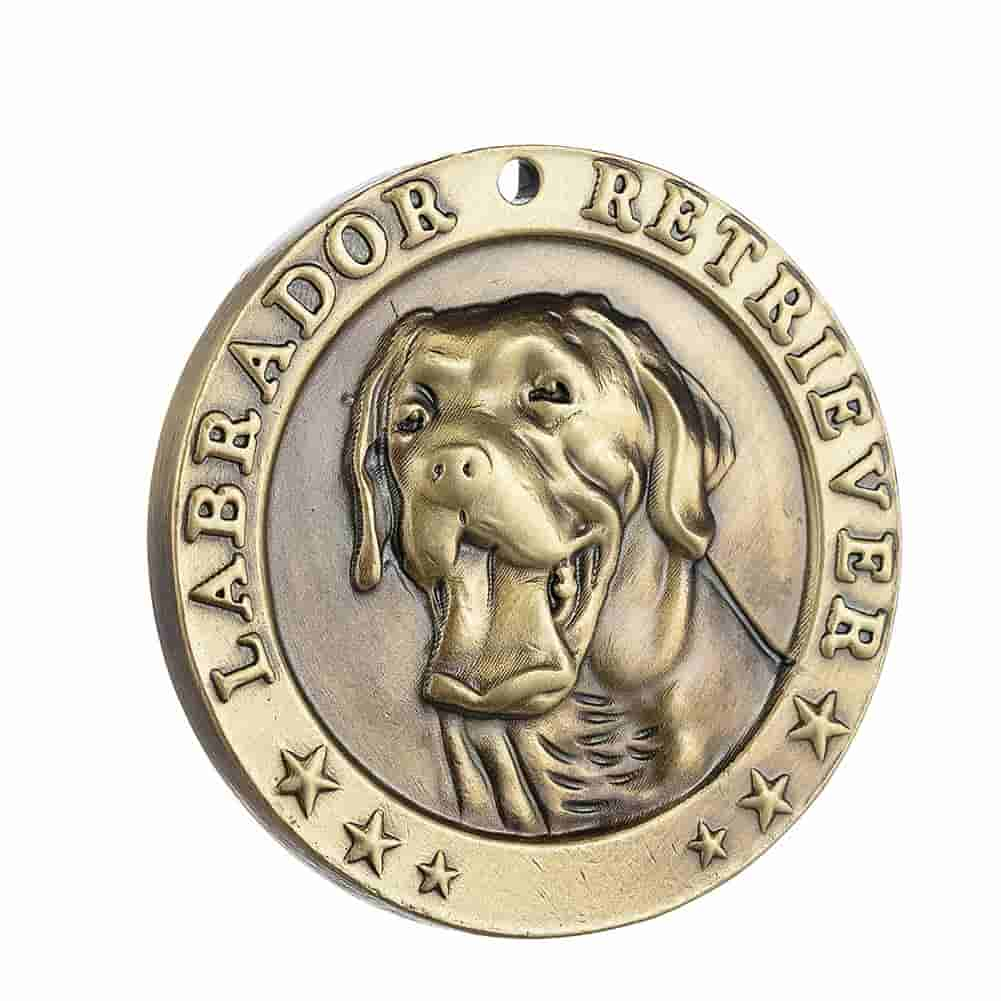 Dog Tag Pure Copper Pet Dog Identity Tag Dog Tag Bulldog Labrador